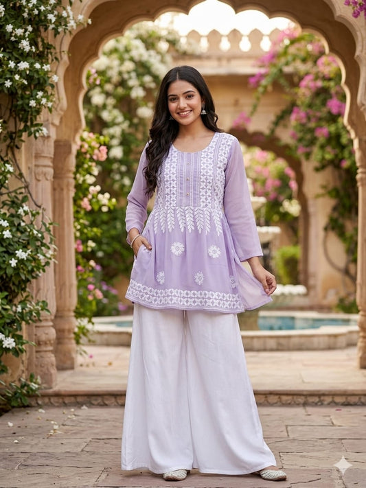 Lucknowi work with Astar  kurti