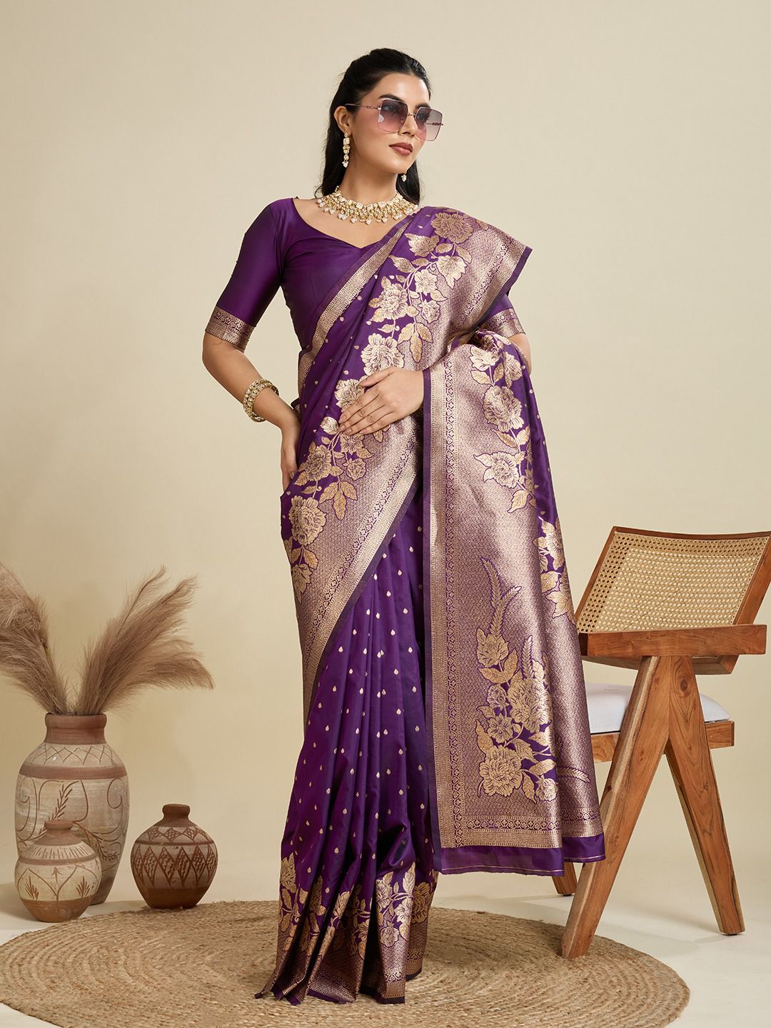 Soft Kanjivaram Silk Saree wholesale saree supplier