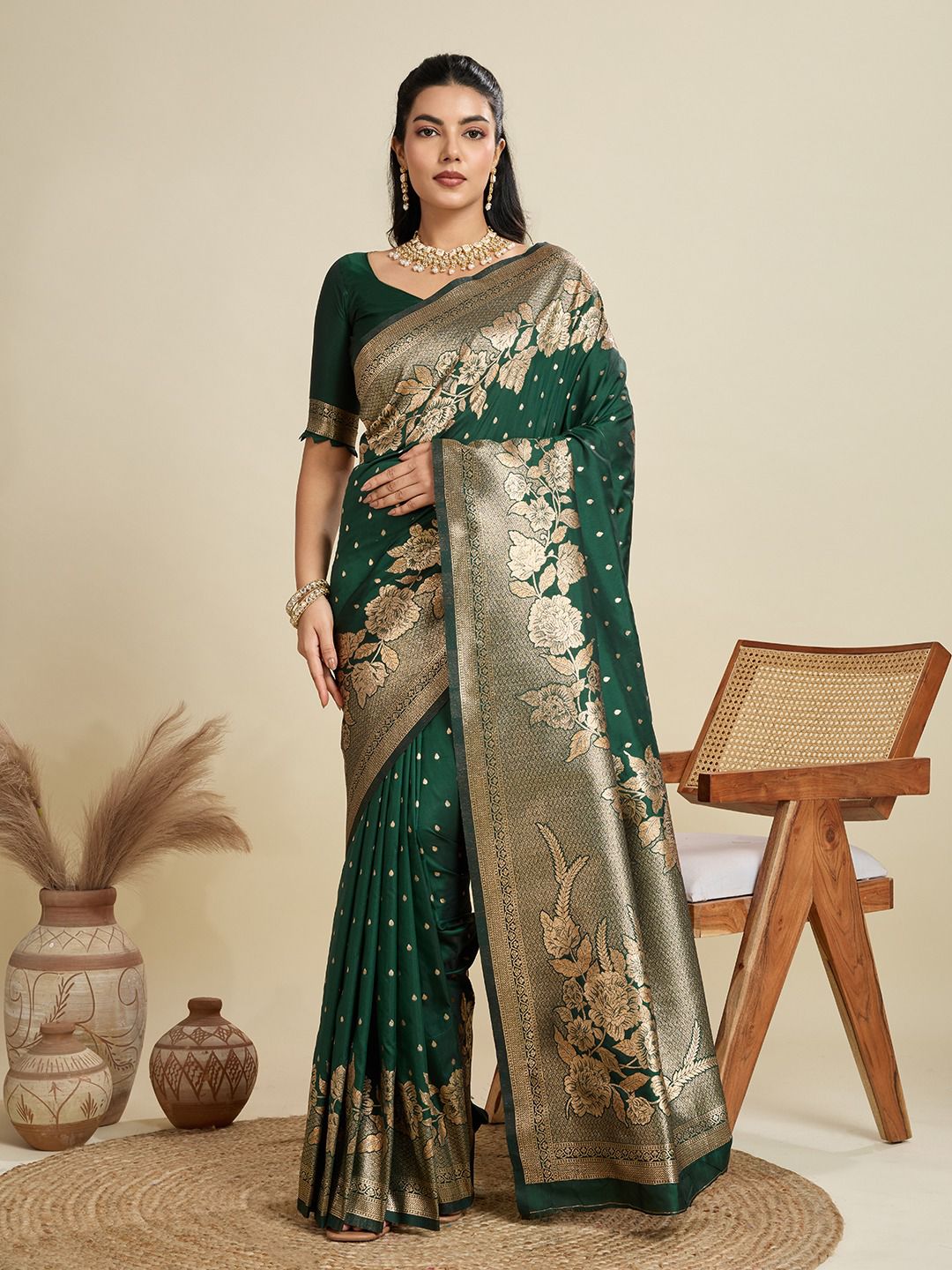 Soft Kanjivaram Silk Saree wholesale saree supplier