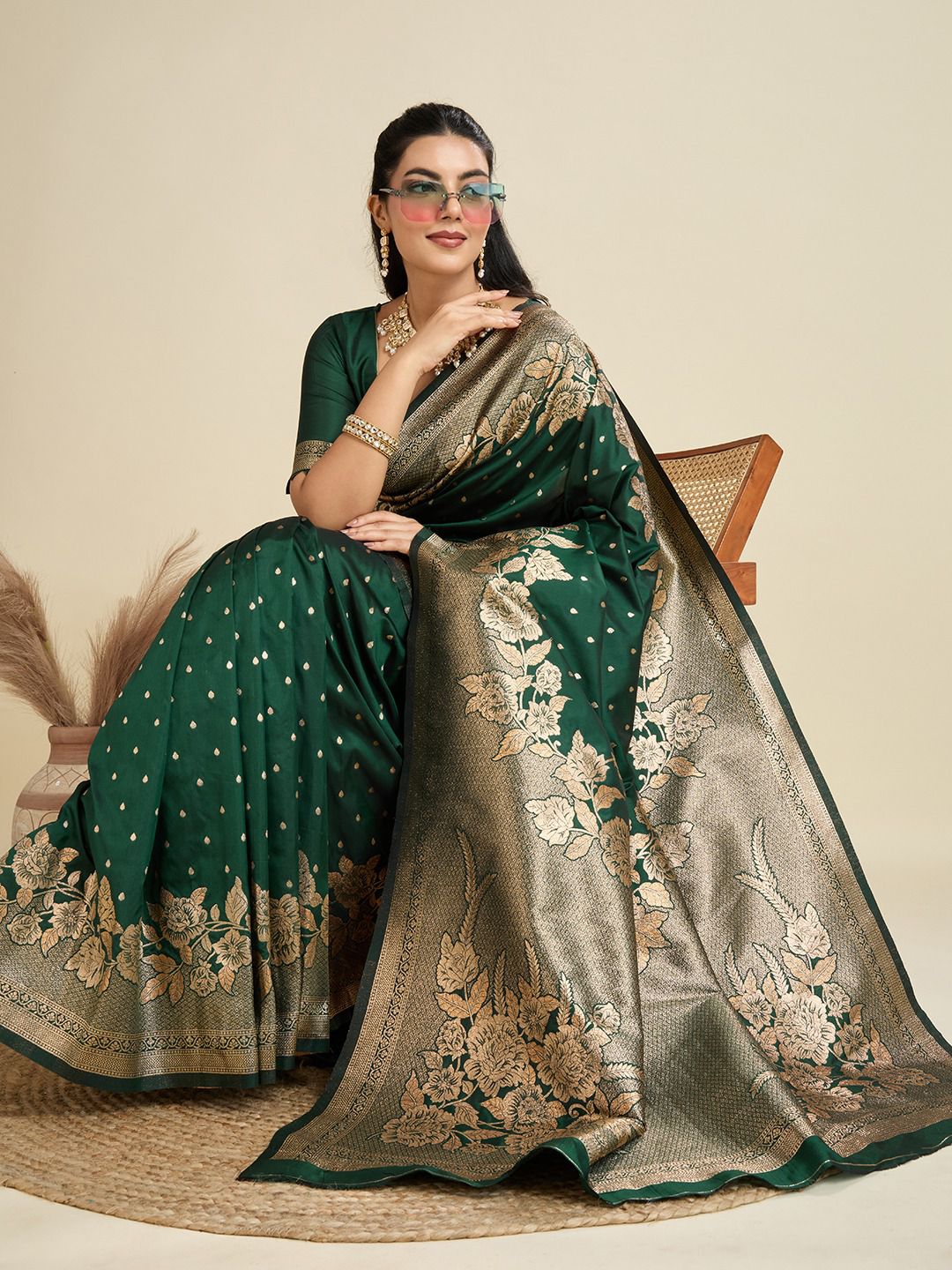 Soft Kanjivaram Silk Saree wholesale saree supplier