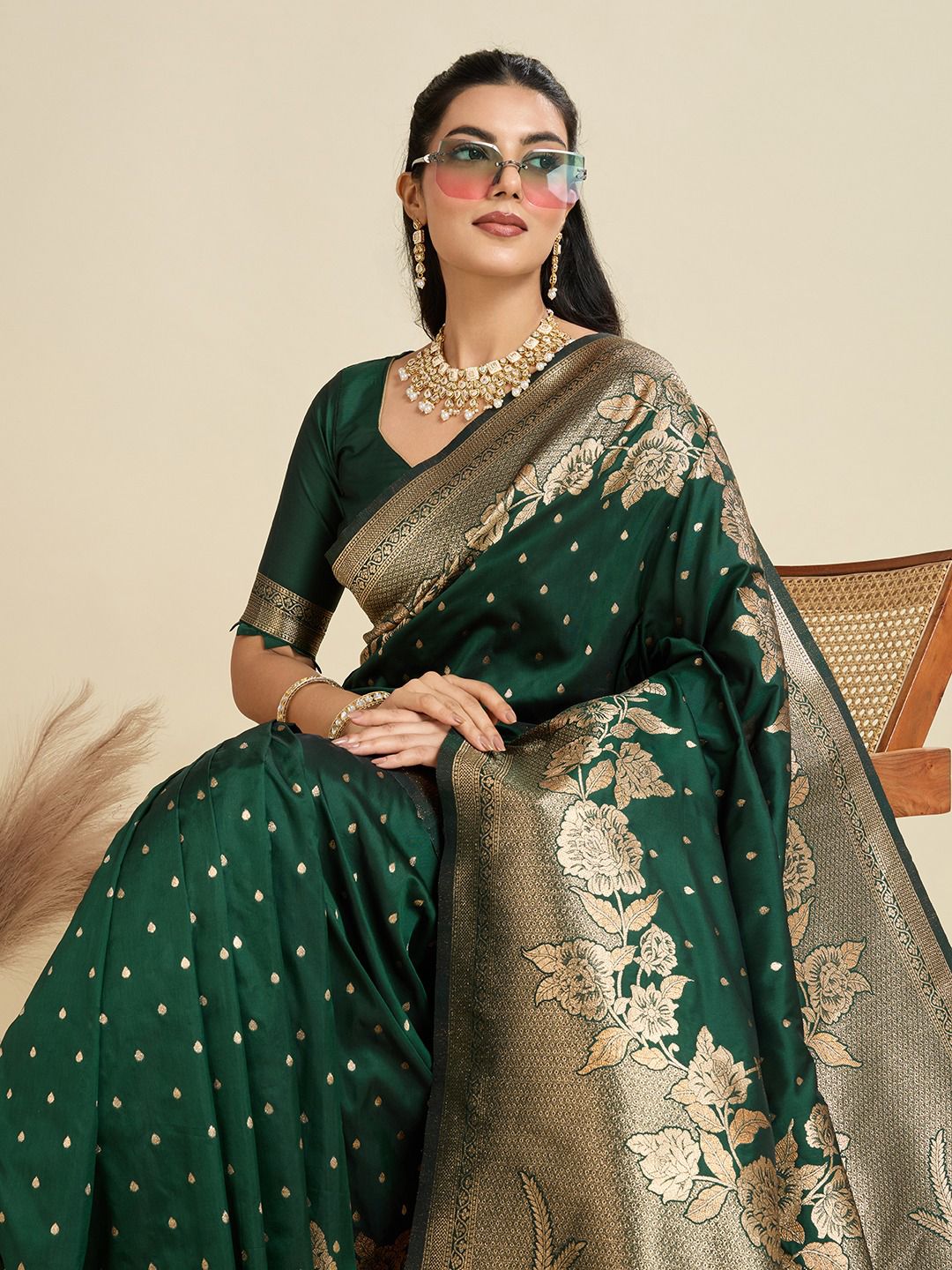 Soft Kanjivaram Silk Saree wholesale saree supplier