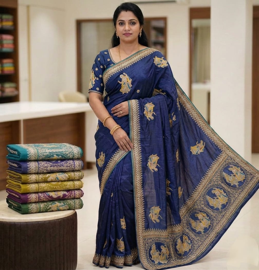 Full Heavy Thread Saree