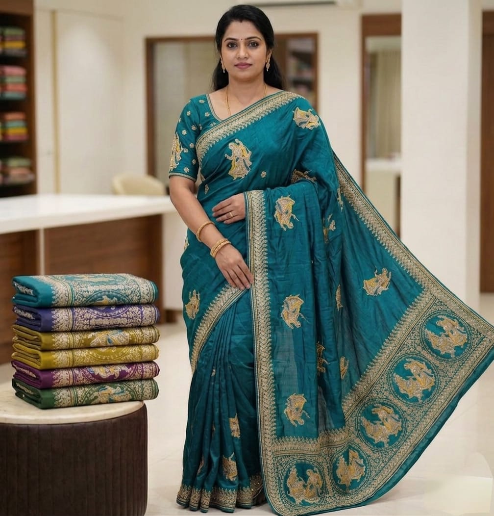Full Heavy Thread Saree