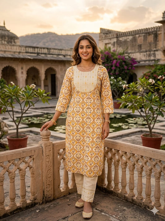 wholesale attire new lunch Pure cotton Print kurti