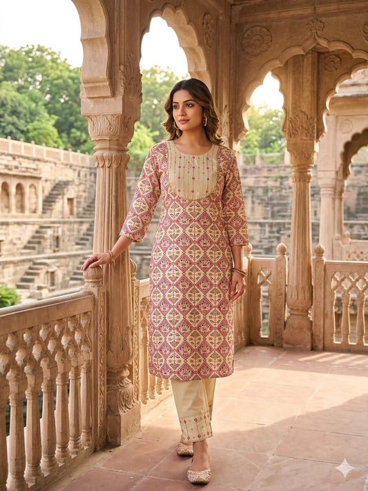 wholesale attire new lunch Pure cotton Print kurti