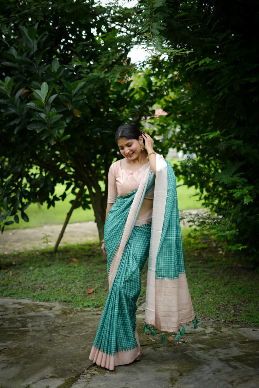 PREMIUM KANTHA BORDER SAREE