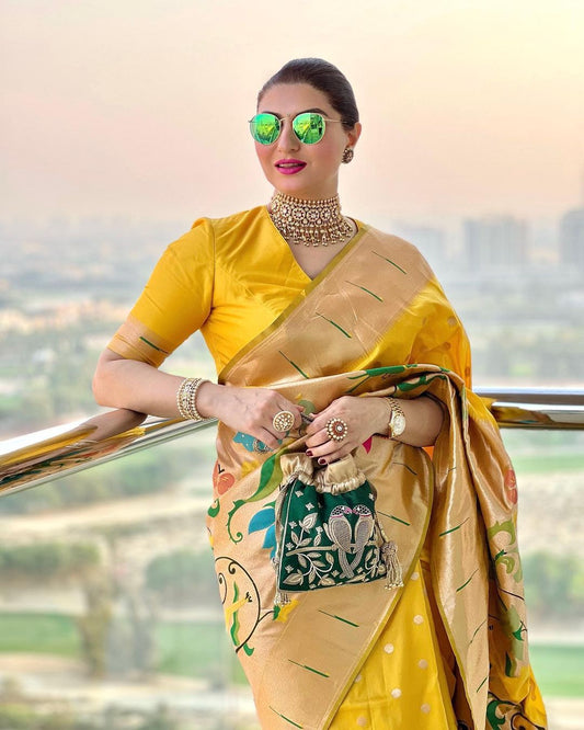 Banarasi Soft Silk Paithani Saree