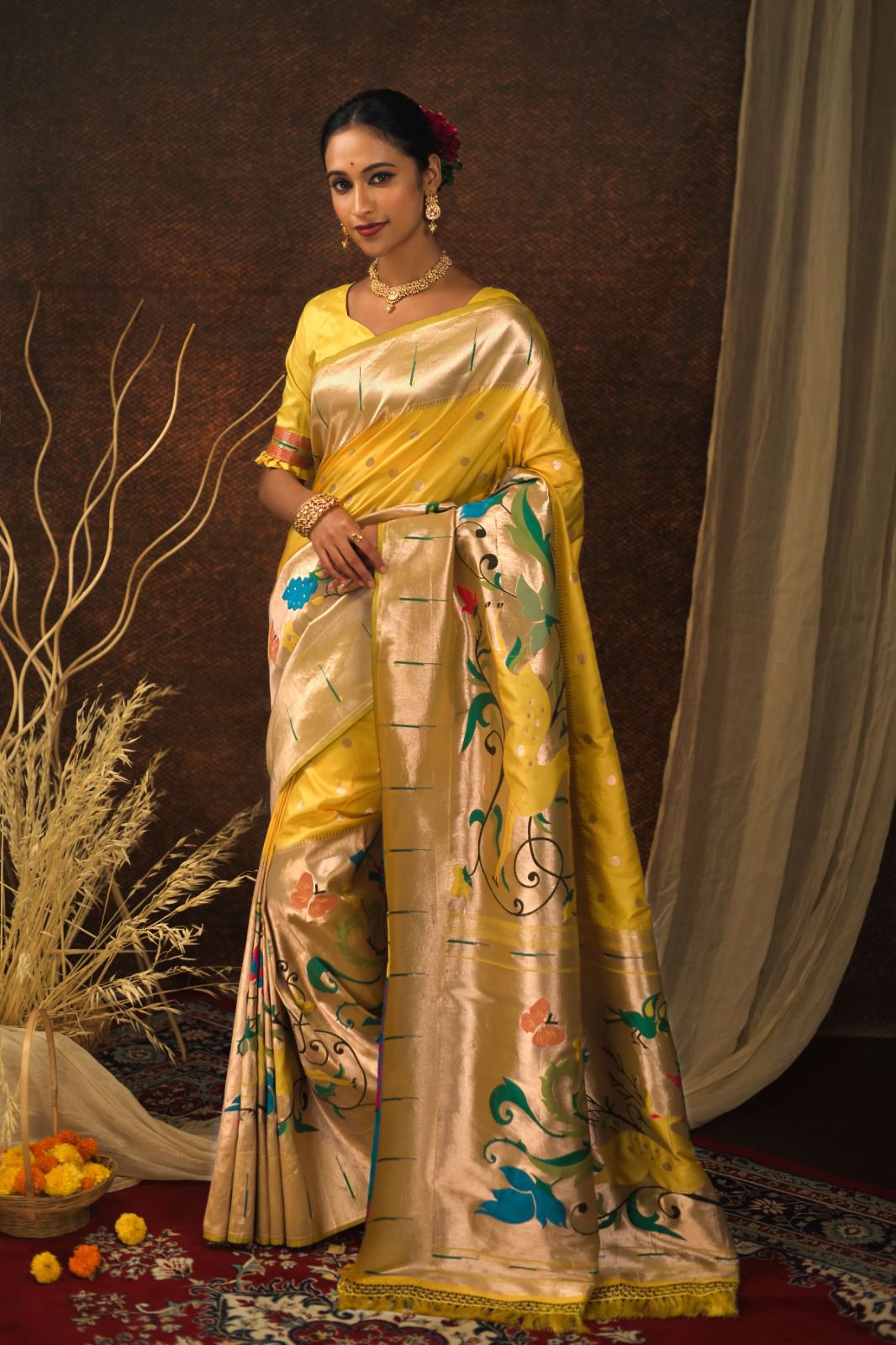 Banarasi Soft Silk Paithani Saree
