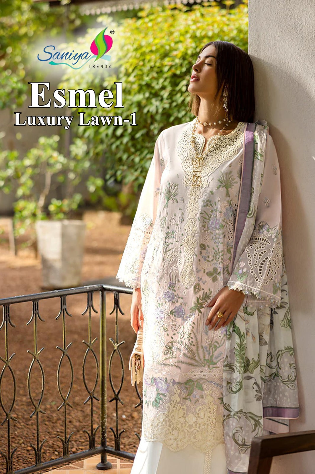 COTTON WITH CHIKANKARI EMBROIDERED SALWAR KAMEEZ