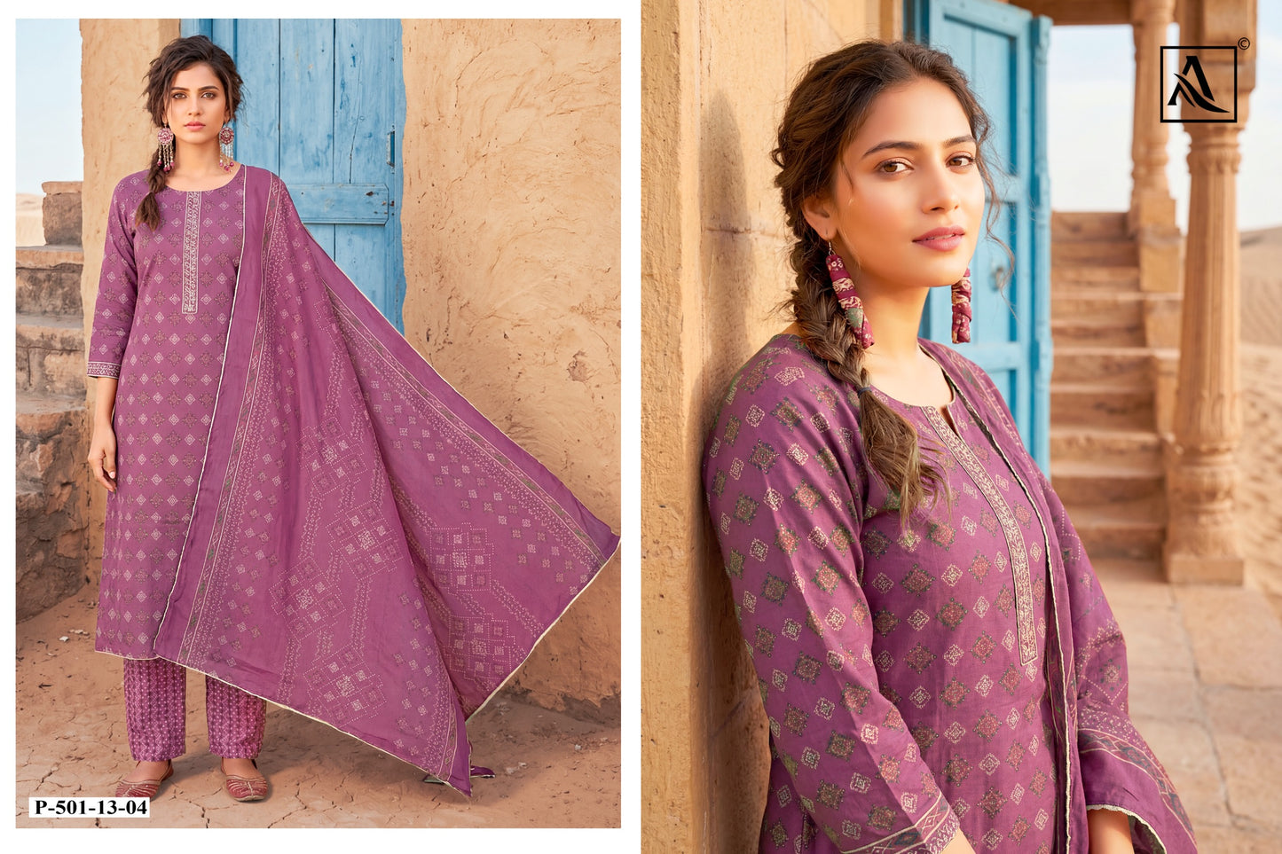 Pure Viscose Reyon Discharge Print With Embroidery Work OF salwar kameez