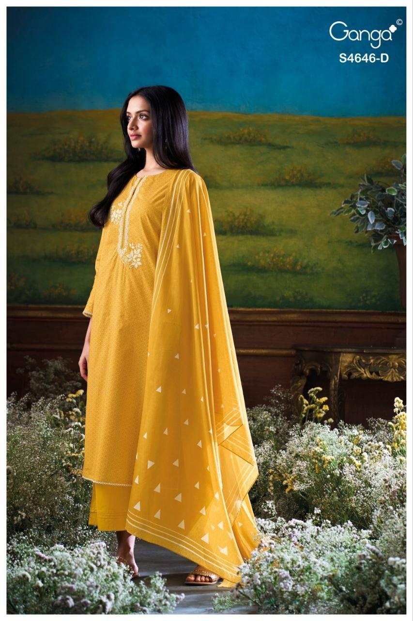 PREMIUM COTTON PRINTED WITH EMBROIDERY, BUTTON WORK, HAND WORK, CROCHET LACE BORDER ON DAMAN & SLEEVES SALWAR KAMEEZ