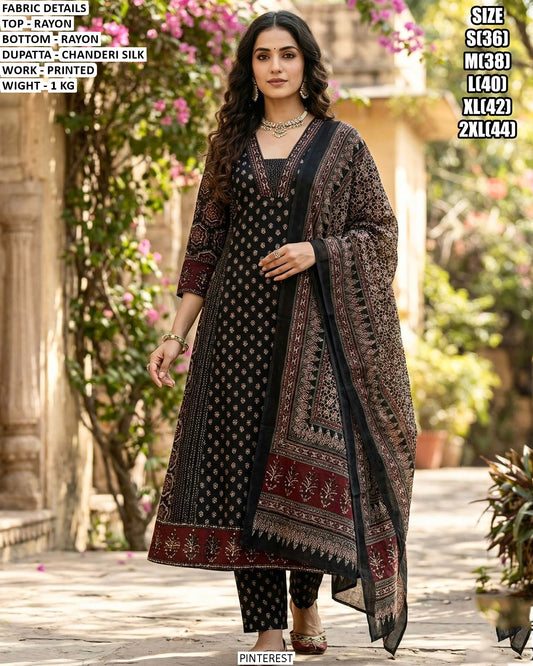 Pintrest A 3 Piece Collection Get Ready To Elevate Your Festivities With A New Suit Designed For The Occasion of kurti