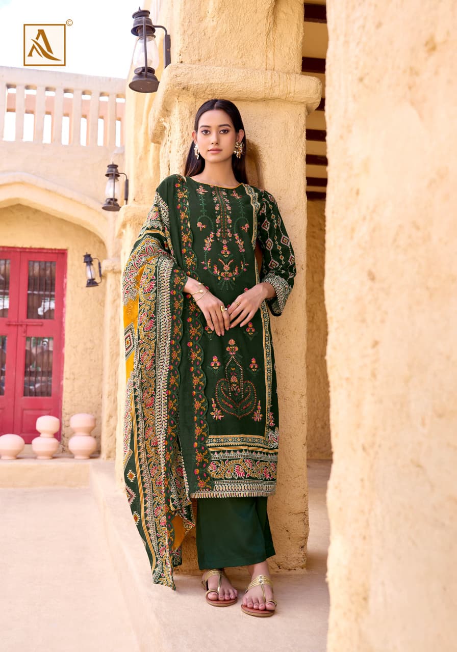 Pure Cambric cotton Pakistani Print With Fancy Embroidery salwar kameez
