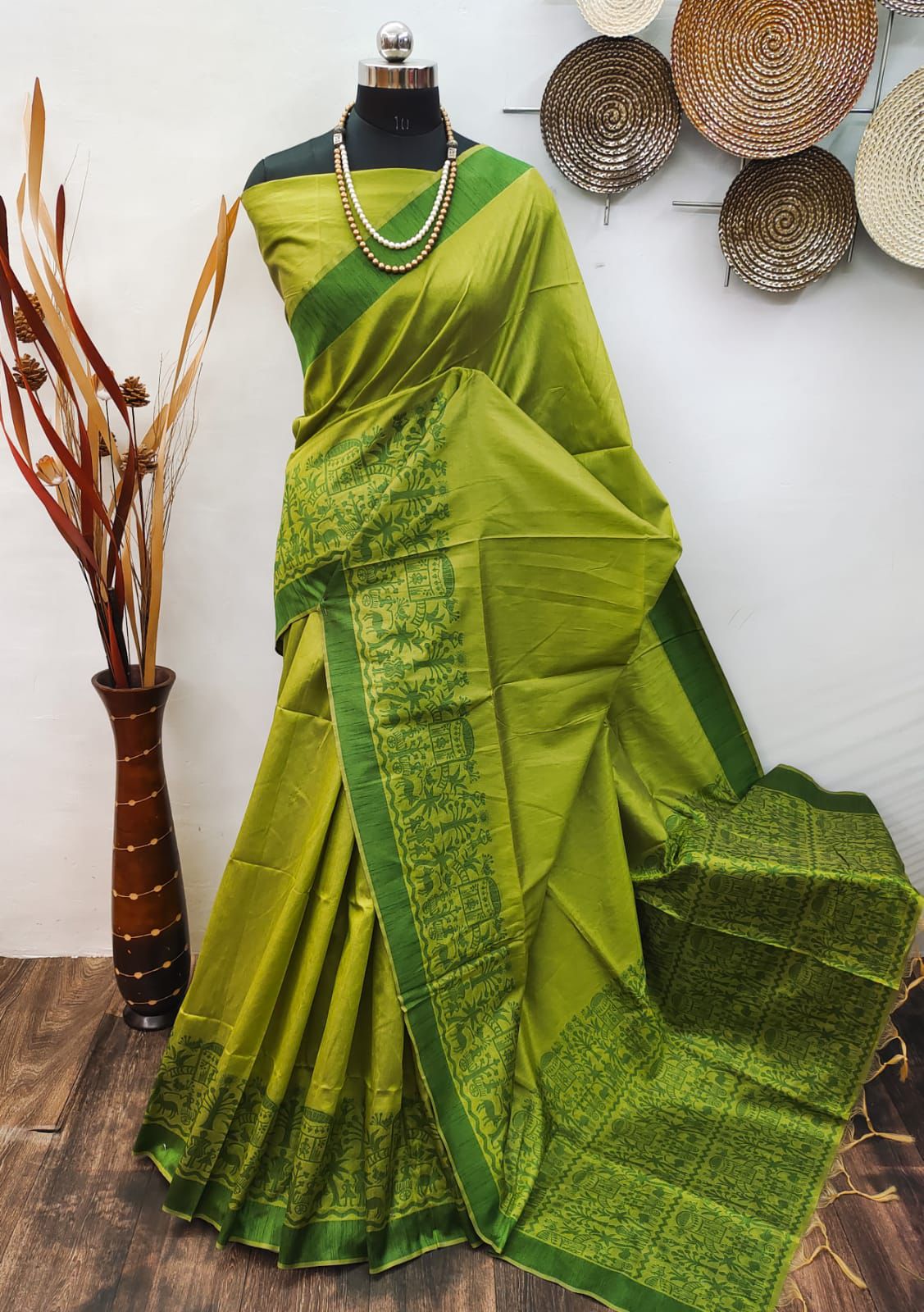 KALAMKARI WEAVING SAREE