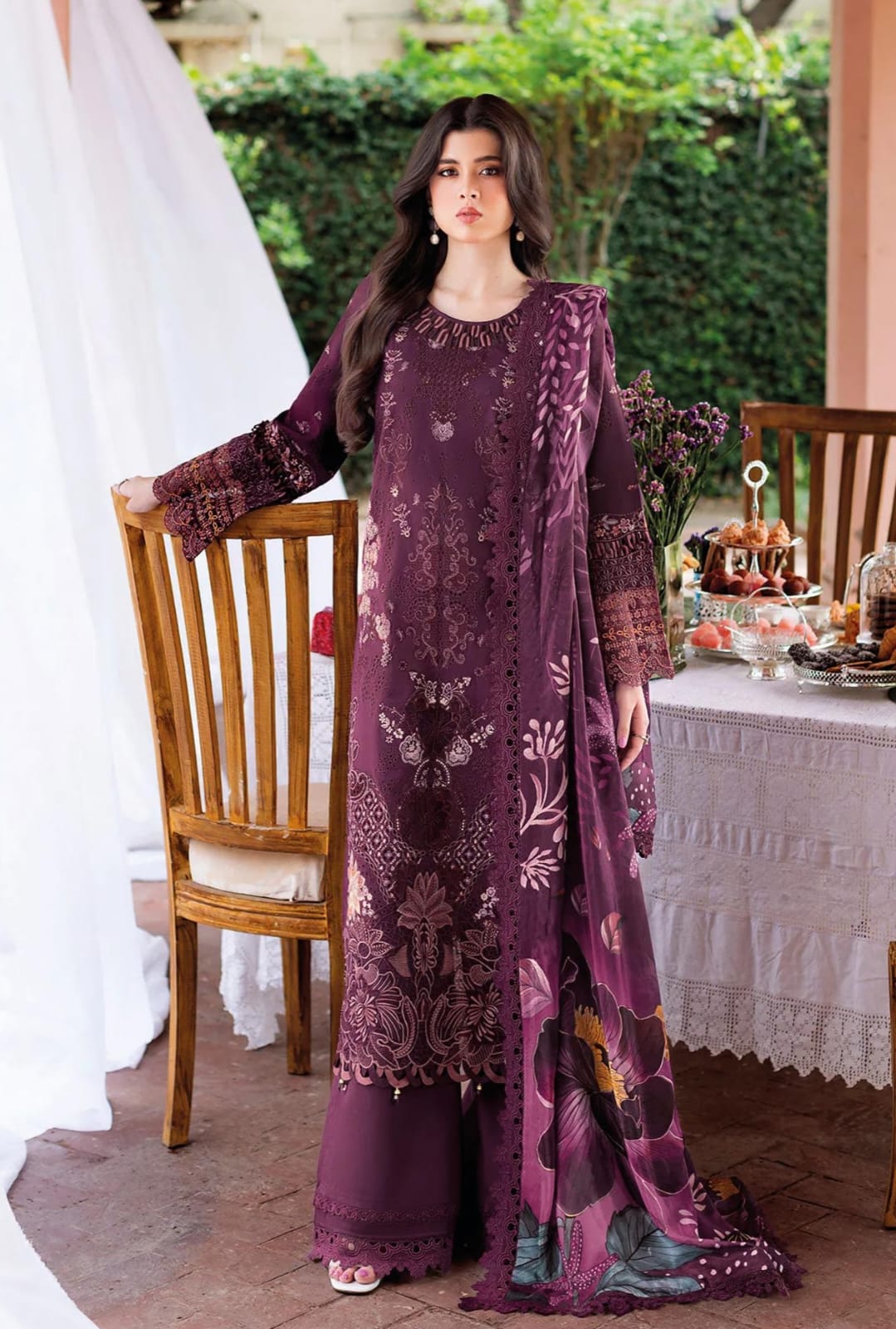 RAMSHA luxury law DEEPSY SUITS FOR CHIFFON DUPPATA