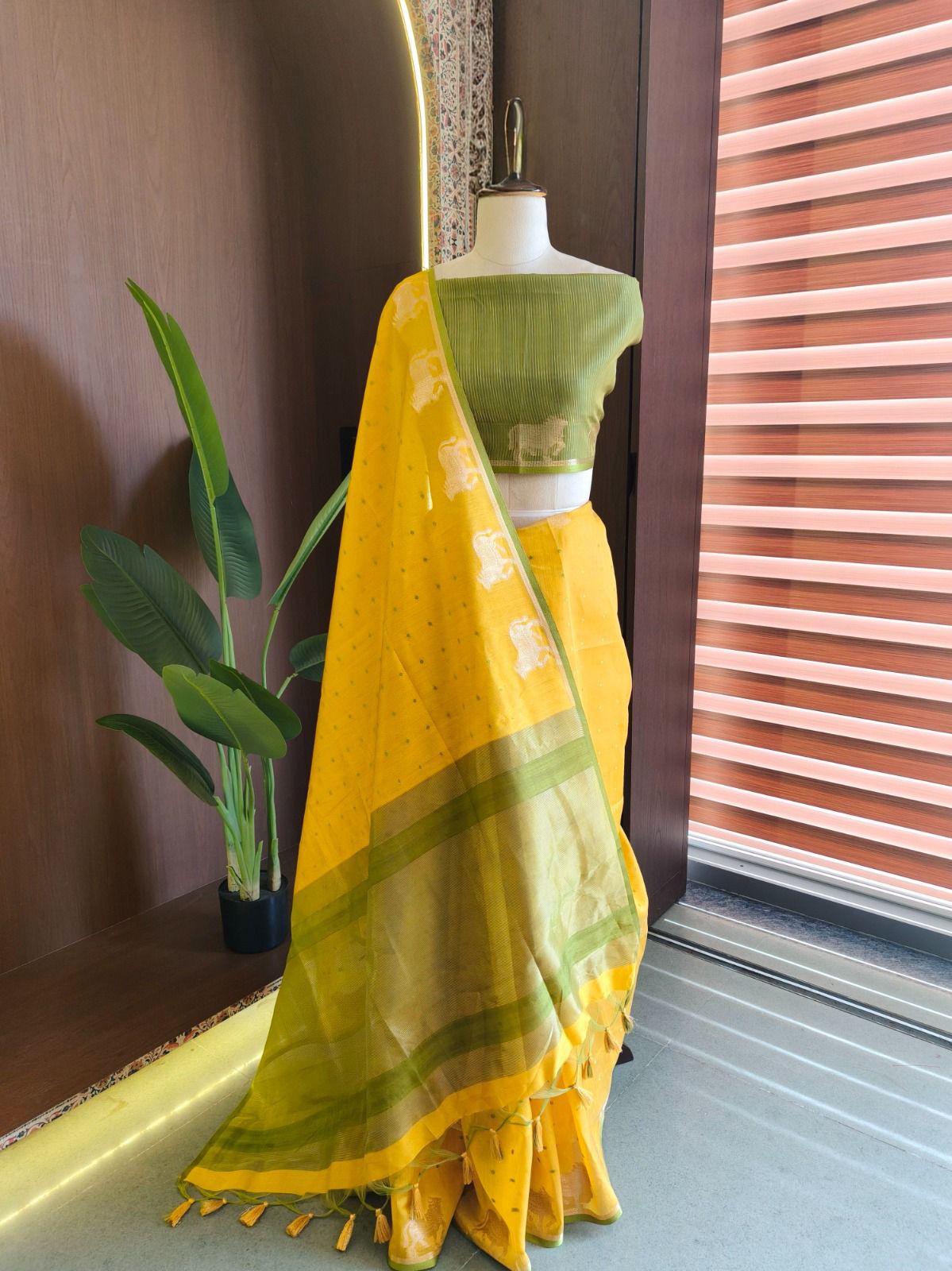 Premium Khadi Raw Silk Saree