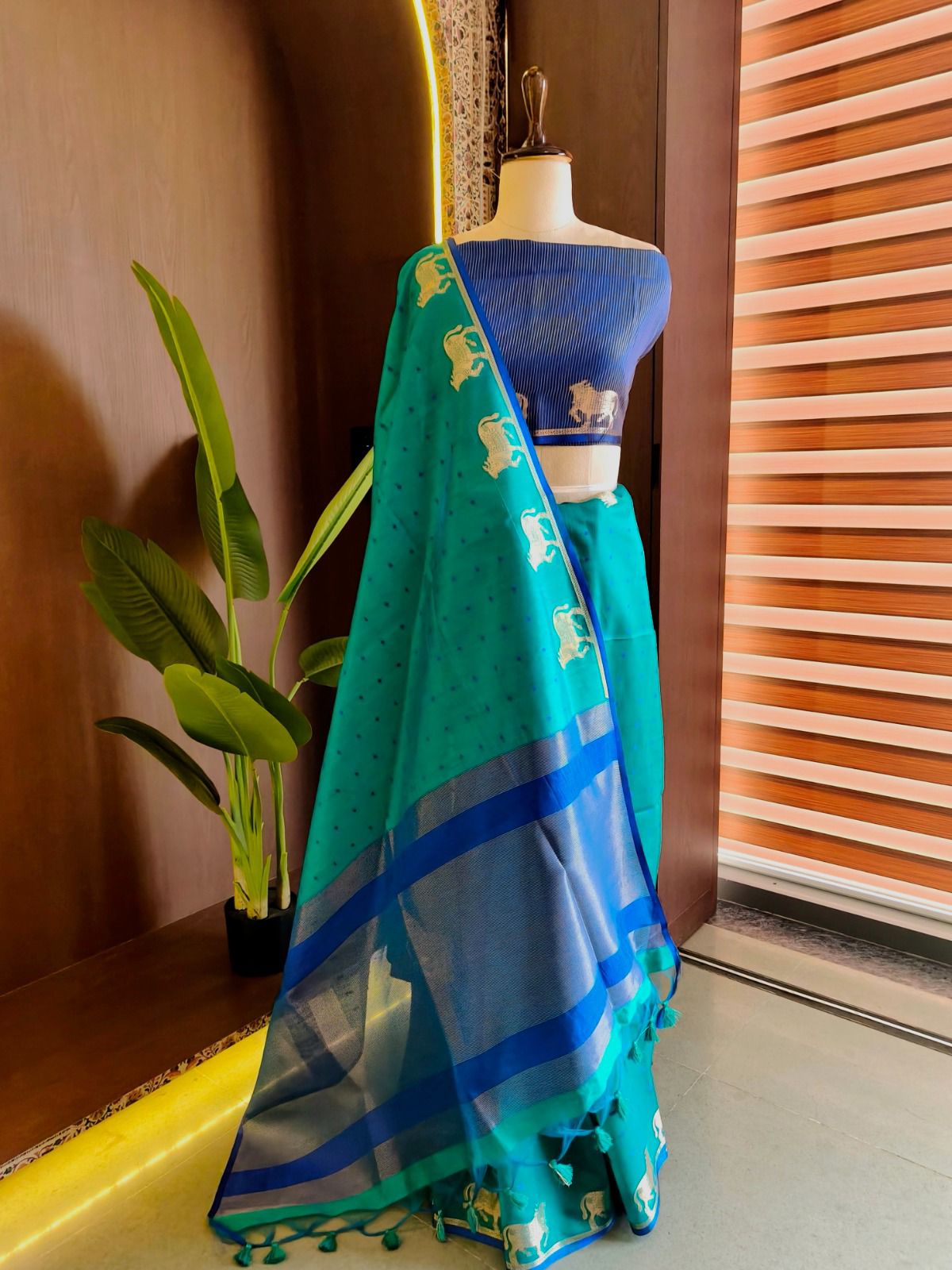 Premium Khadi Raw Silk Saree