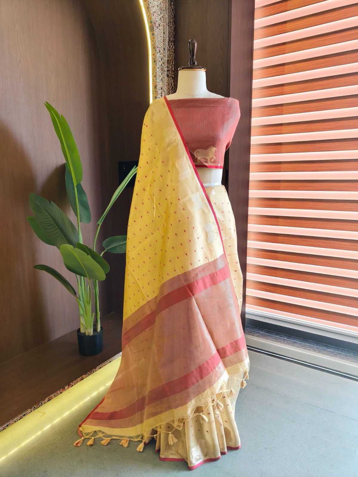 Premium Khadi Raw Silk Saree