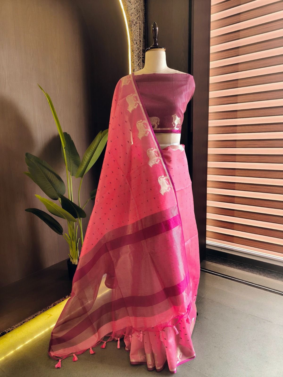 Premium Khadi Raw Silk Saree