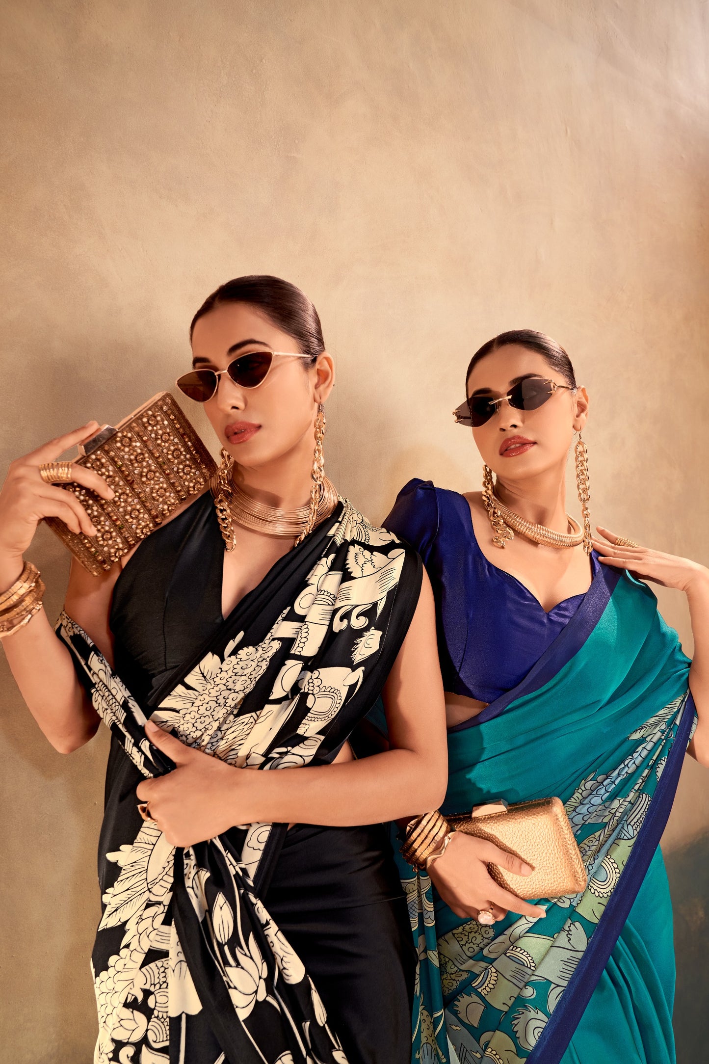 The beauty of Kalamkari art paired with the softness of satin silk creates a saree that feels luxurious, graceful, and timeless.