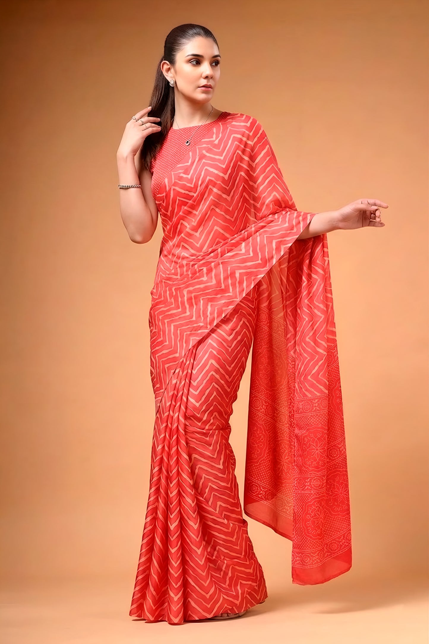 Wrap yourself in the silky elegance of satin with prints that speak pure grace and charm