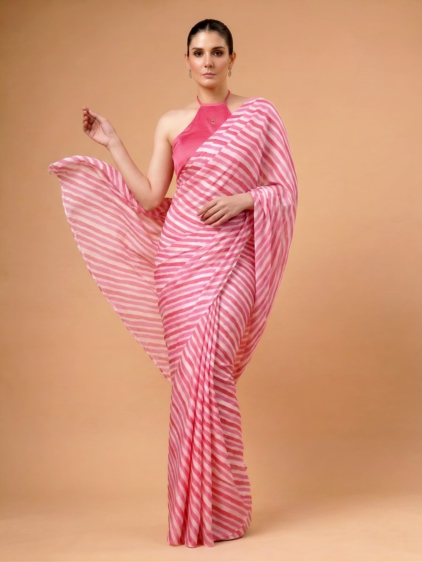 Wrap yourself in the silky elegance of satin with prints that speak pure grace and charm