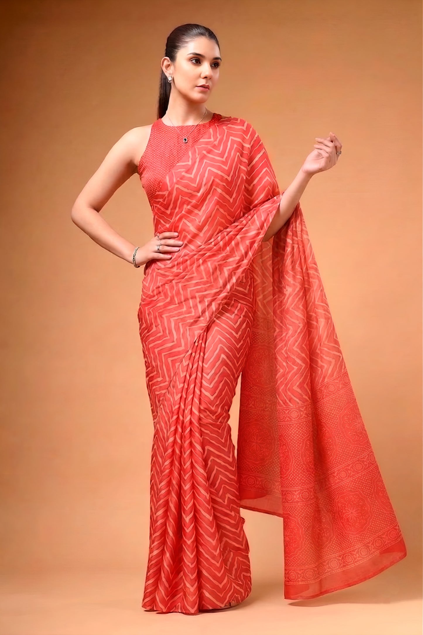 Wrap yourself in the silky elegance of satin with prints that speak pure grace and charm