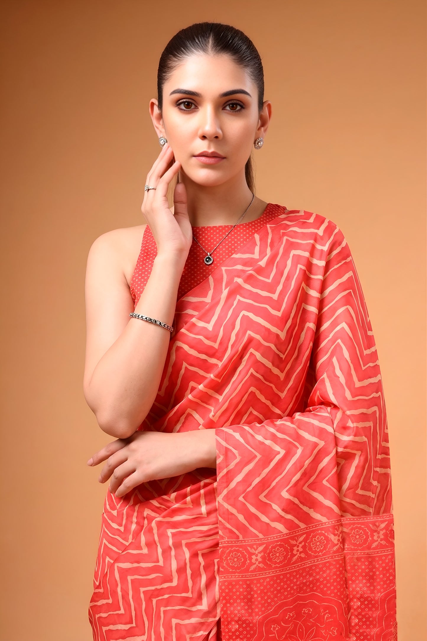 Wrap yourself in the silky elegance of satin with prints that speak pure grace and charm