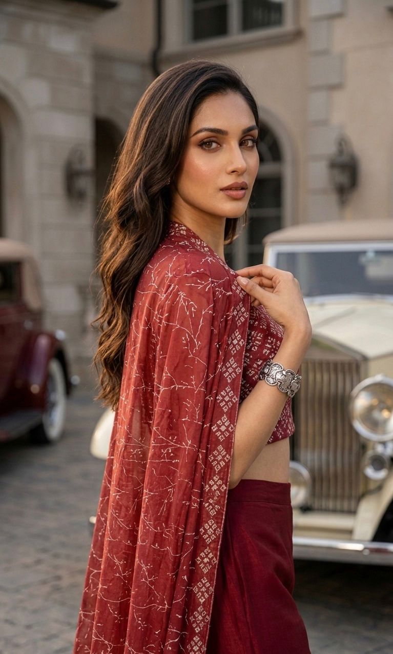 Jump on the shopping wagon and grab this trendy & eye catching indo western set for ur upcoming festive season