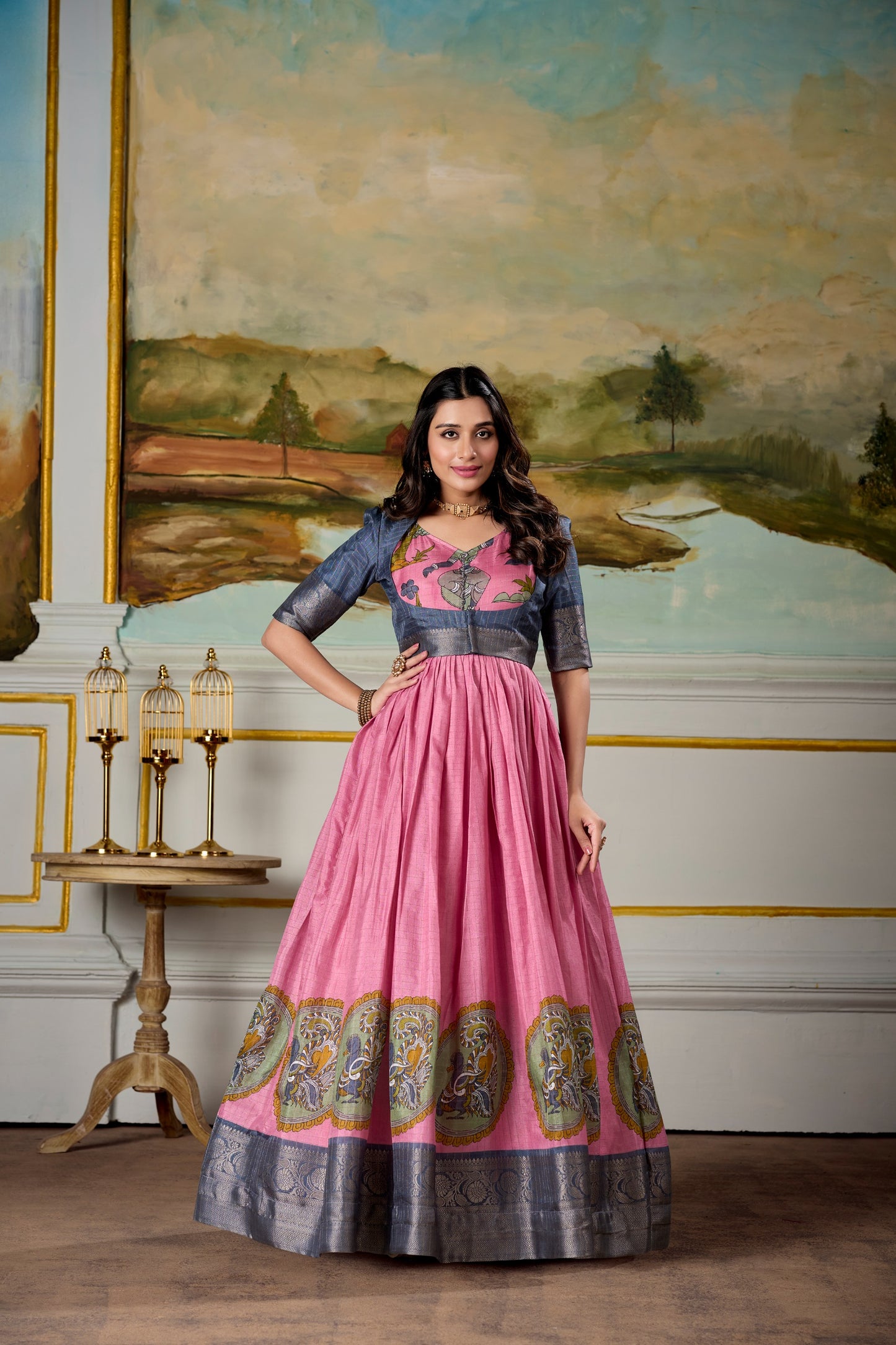 Soft, regal, and oh-so-stunning—Dola silk gowns are pure perfection 🍂