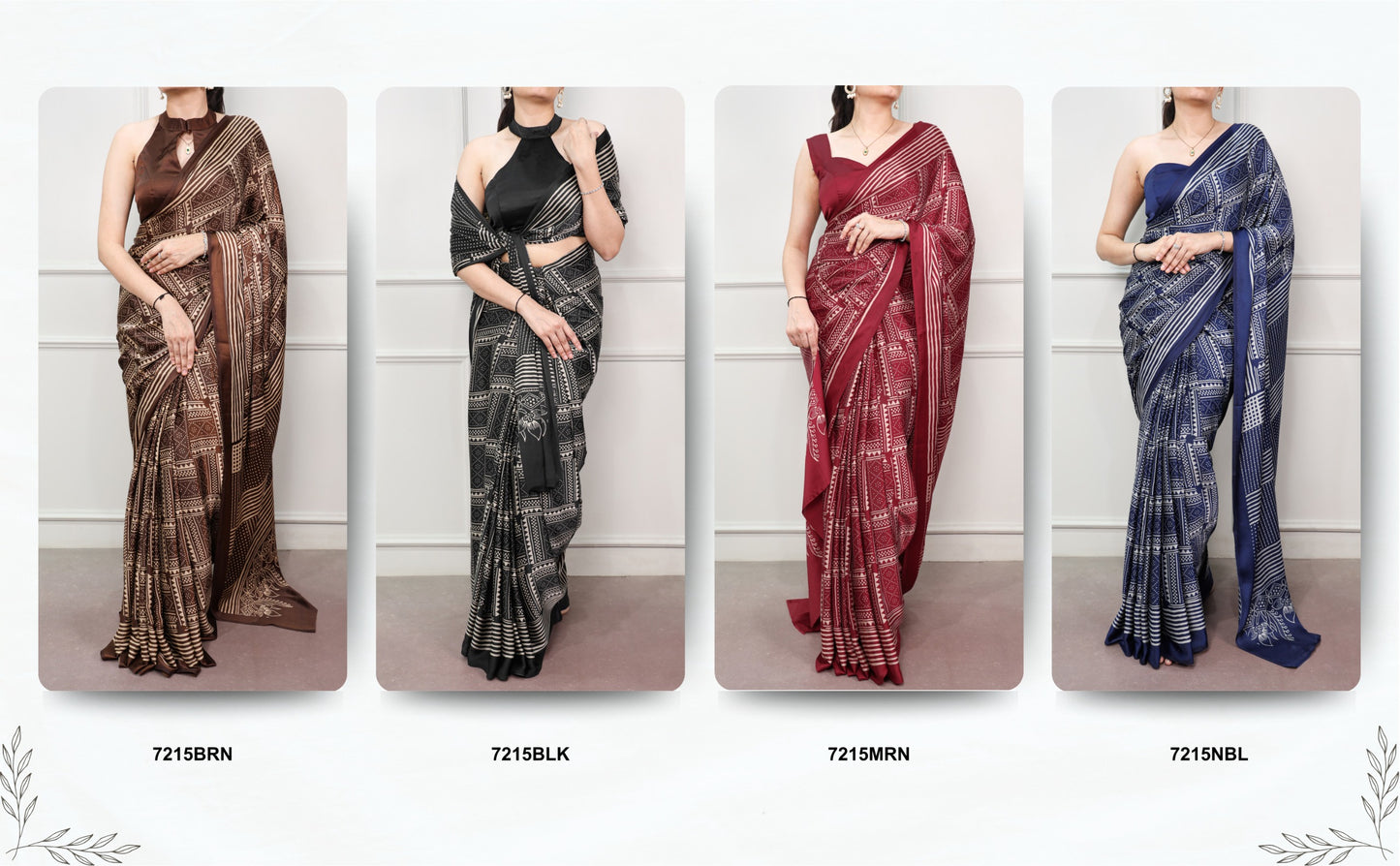 Wrap yourself in the elegance of satin silk and let the beautiful prints add a touch of timeless charm to your style.