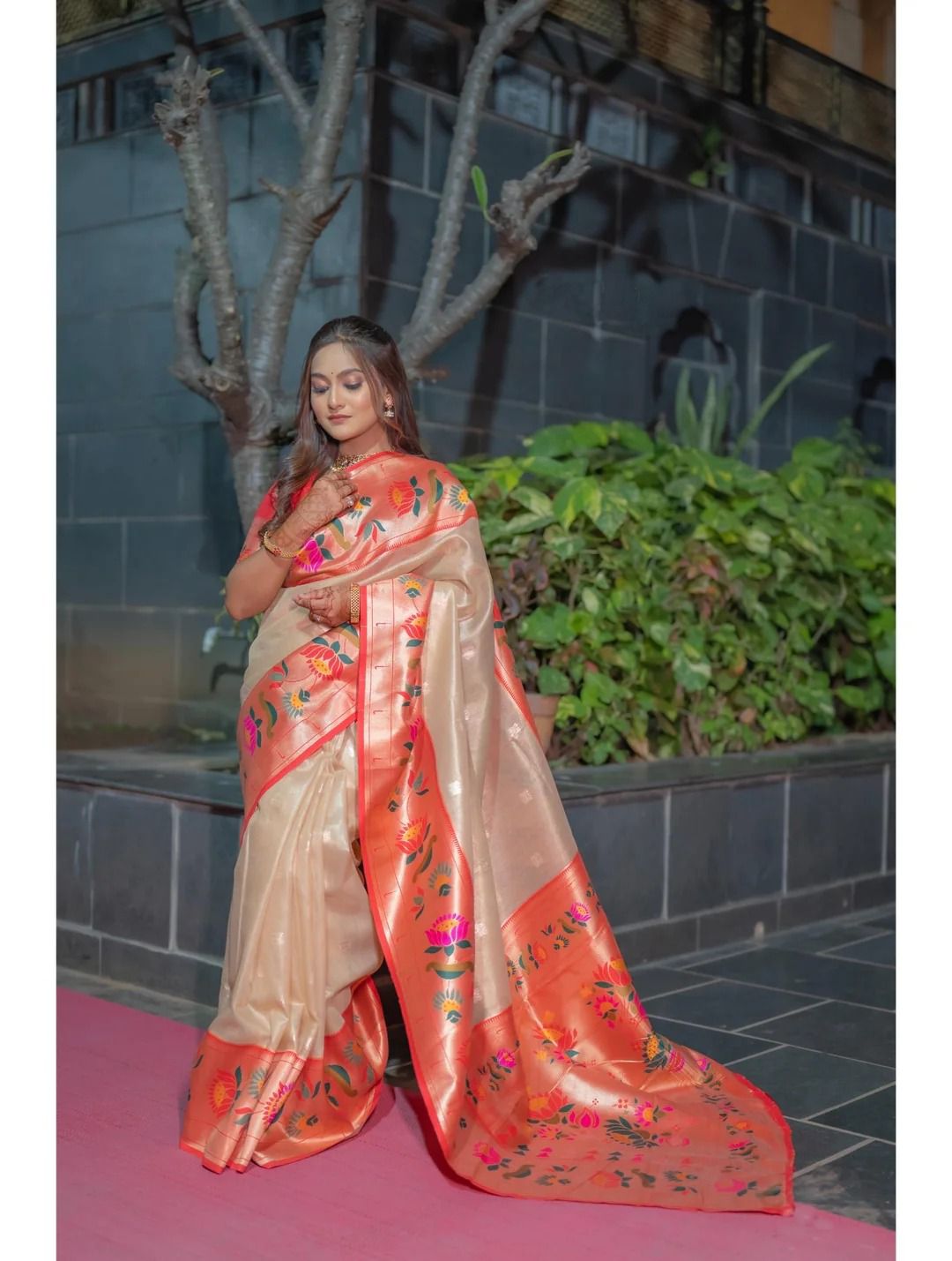 SOFT TISSUE SILK SAREE