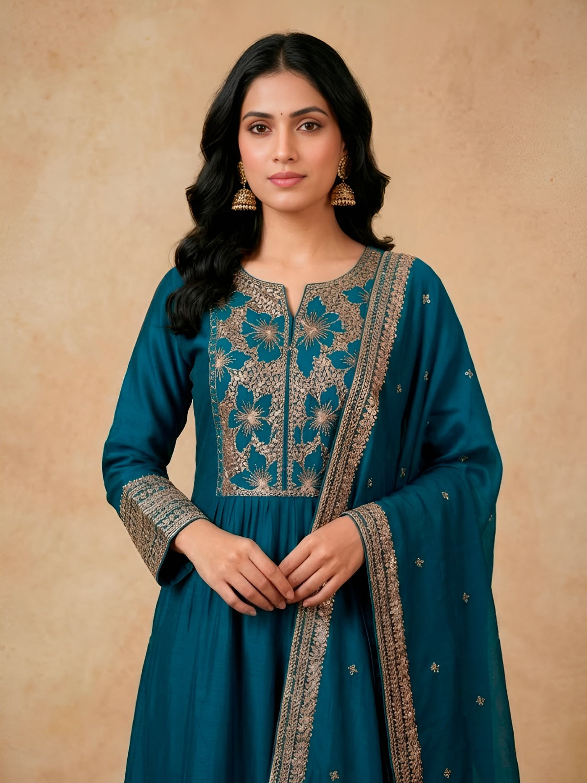 Let the smooth fall of Roman silk enhance your style with its classic charm and graceful finish 🦋