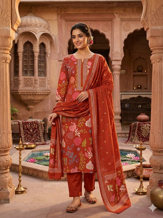 Taj Group Pure 60-60 Cotton Cambric Discharge  print  kurti ✨