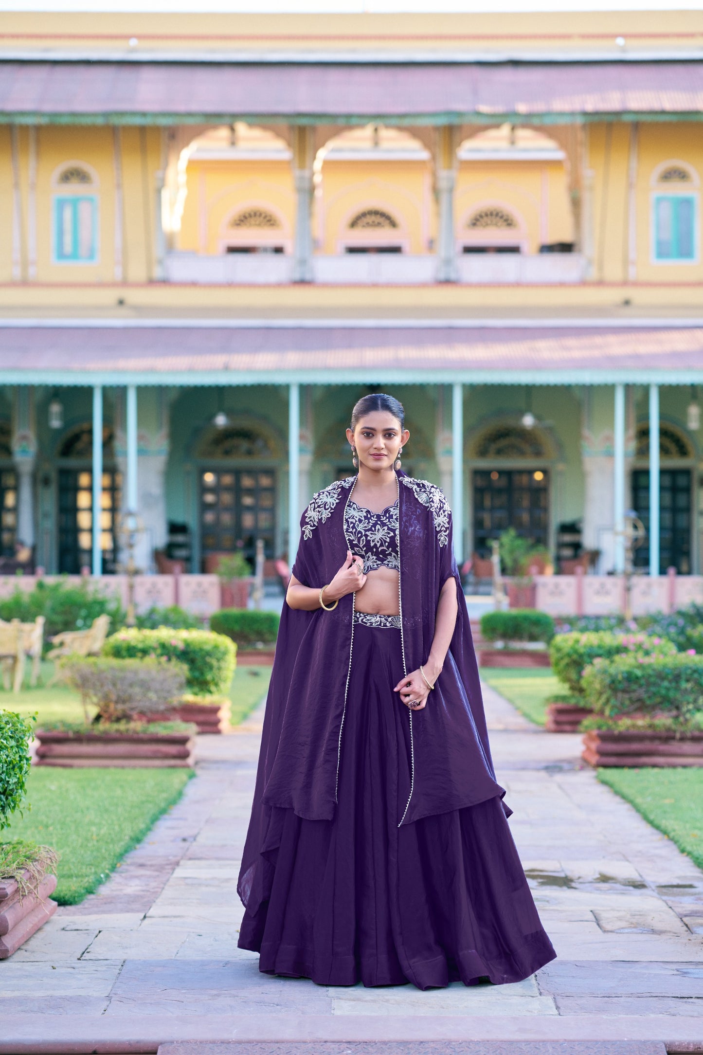 A perfect blend of tradition and trend, this lehenga reflects the beauty of culture with a modern touch that makes it truly unforgettable 💜