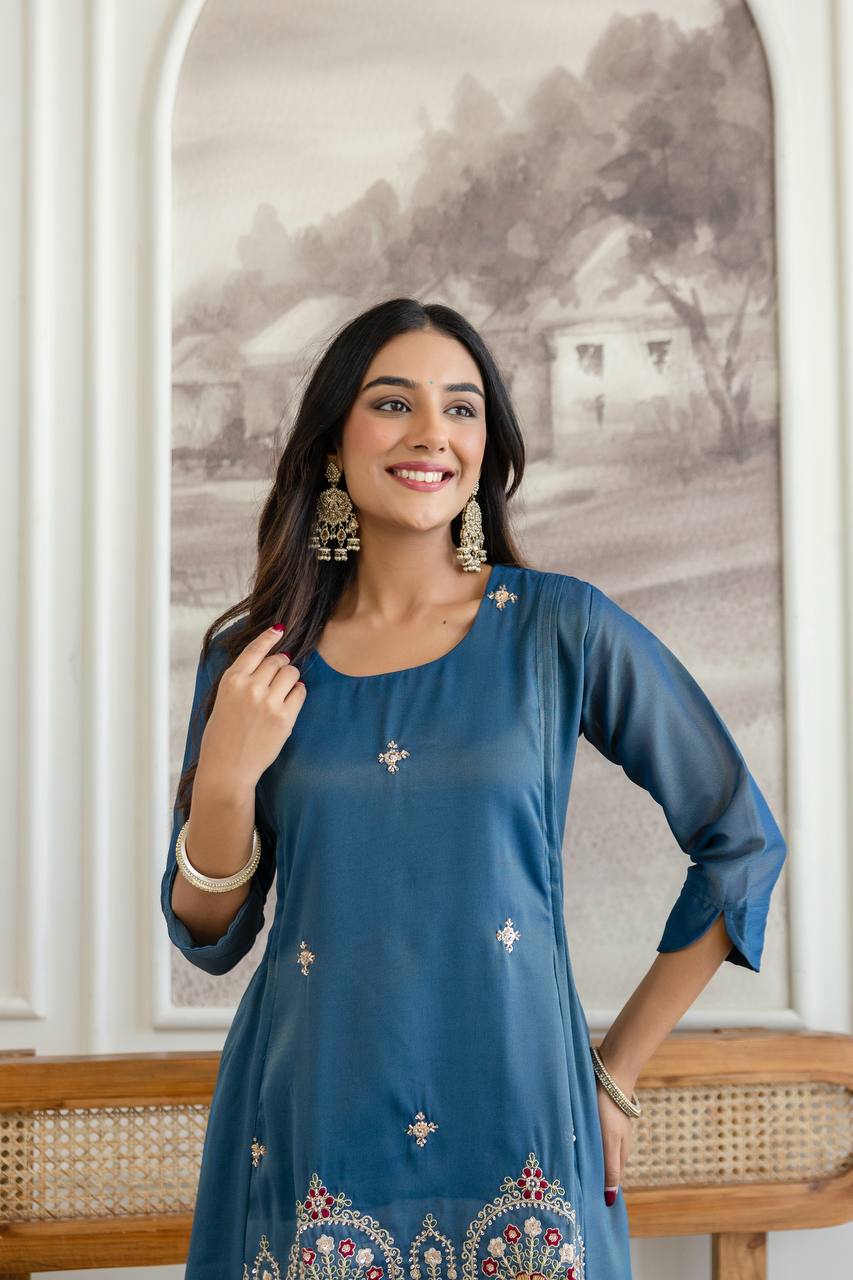 Presenting New Designer Fancy Kurti and Pant Collection*  🔥😍🥰
