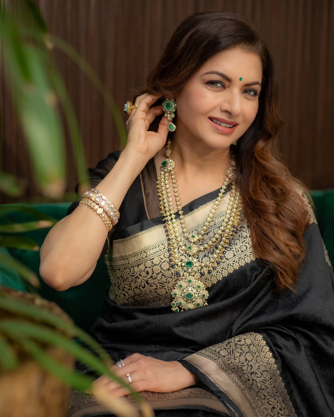 Exquisite banarasi soft silk saree with traditional zari work