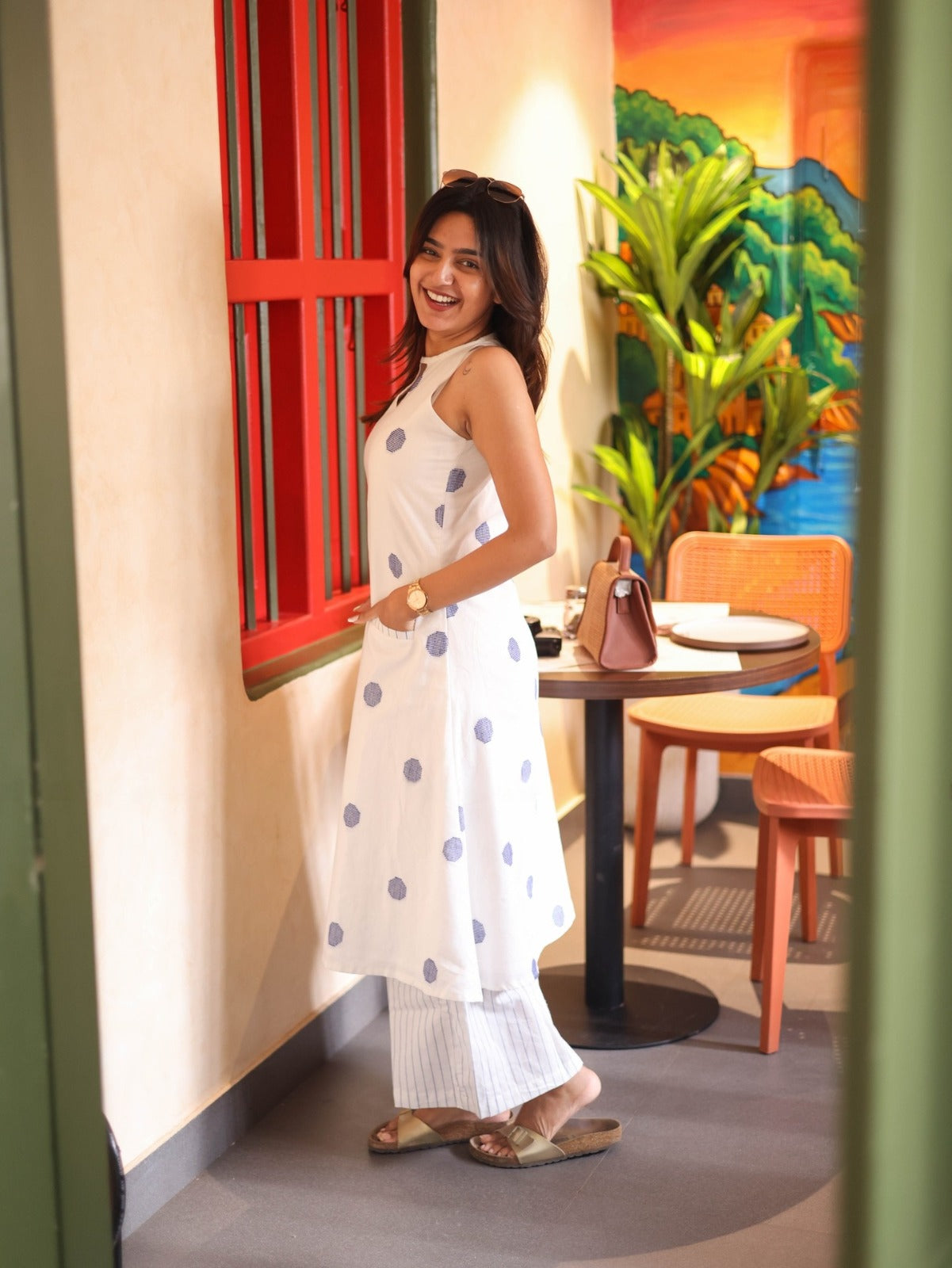 PREMIUM COTTON Kurti With Straight fit Pant