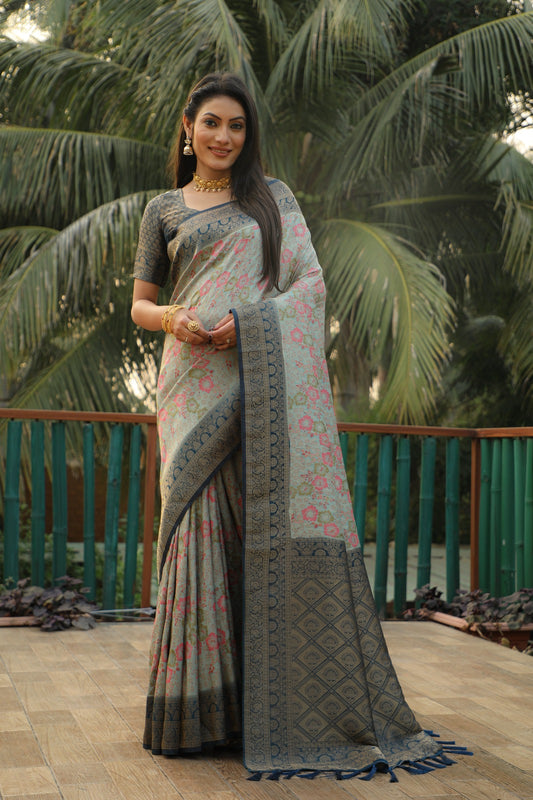Very Beautiful and premium hand work royal intensely crafted KANJIVARAM silk sarees for this festive season🙋🏻♀️