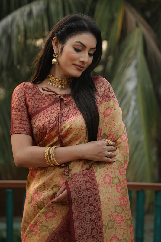 Very Beautiful and premium hand work royal intensely crafted KANJIVARAM silk sarees for this festive season๐๐ปโ๏ธ