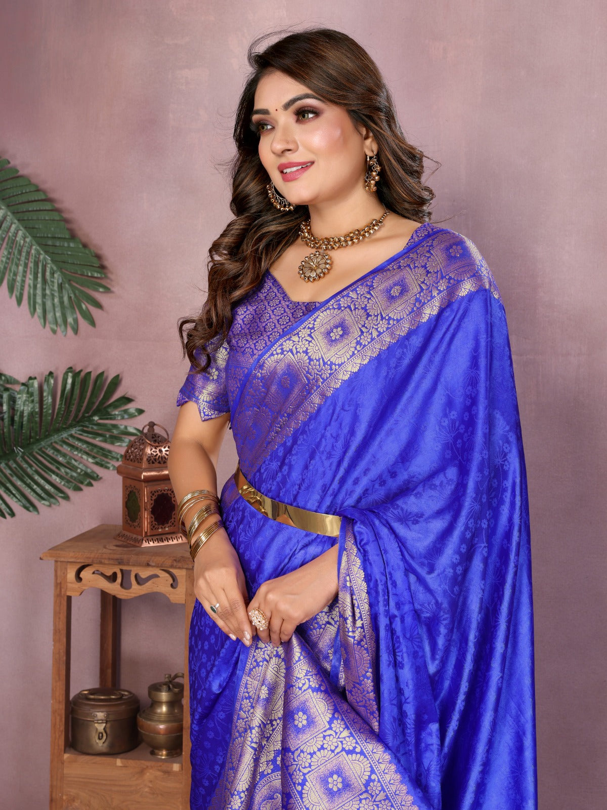 ☘️Too Pretty And Beautiful Original Gala Pallu Premium Silk Hand Dyed Saree For Boutique Series ☘️