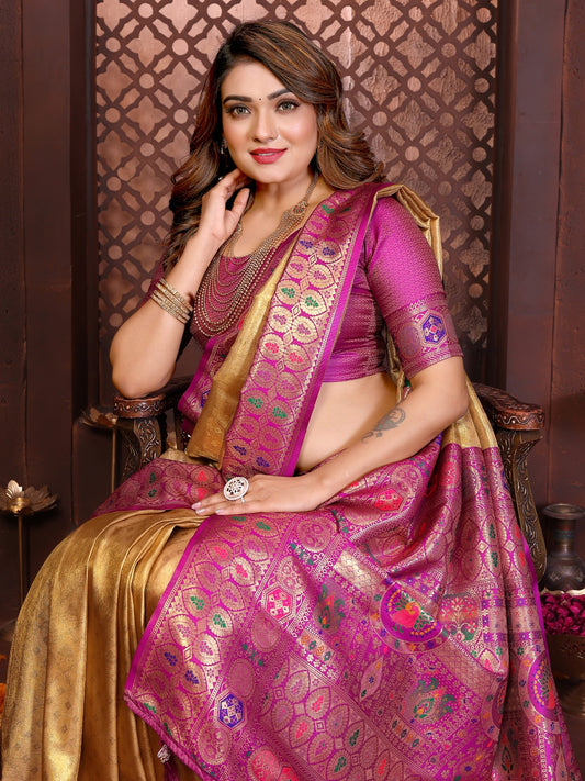 ich and Heritage crafted creative sarees from us.