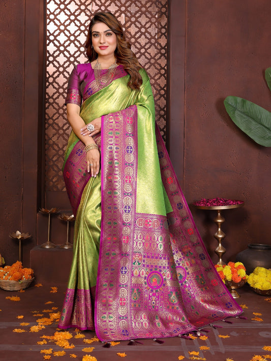 ich and Heritage crafted creative sarees from us.