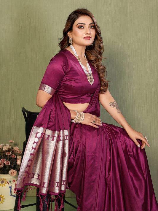 โ๏ธToo Pretty And Beautiful Original Gala Pallu Premium Silk Hand Dyed Saree For Lagadi Patta Boutique Series โ๏ธ