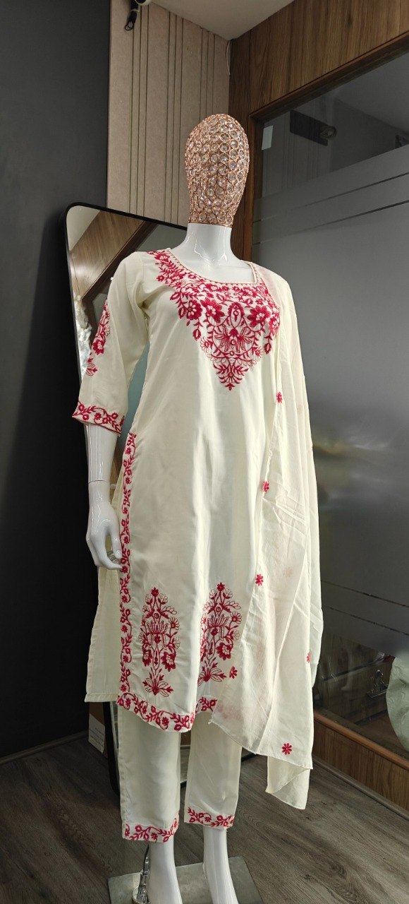 Women’s Kurta Pent Dupatta Set