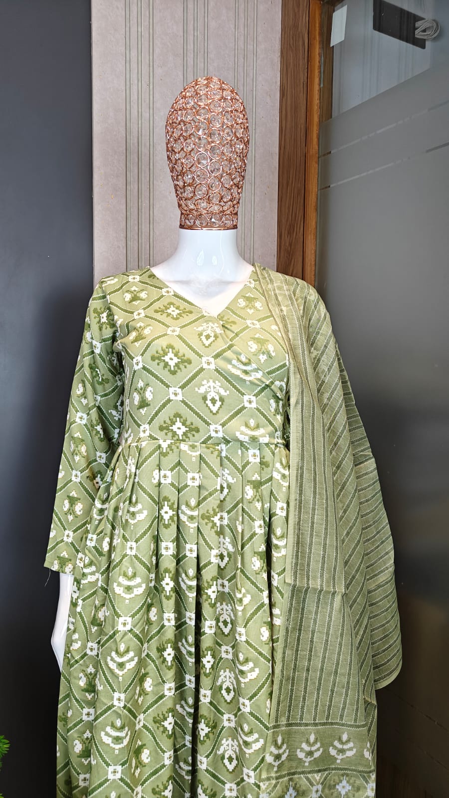 Women’s Anarkali Pent Dupatta Set