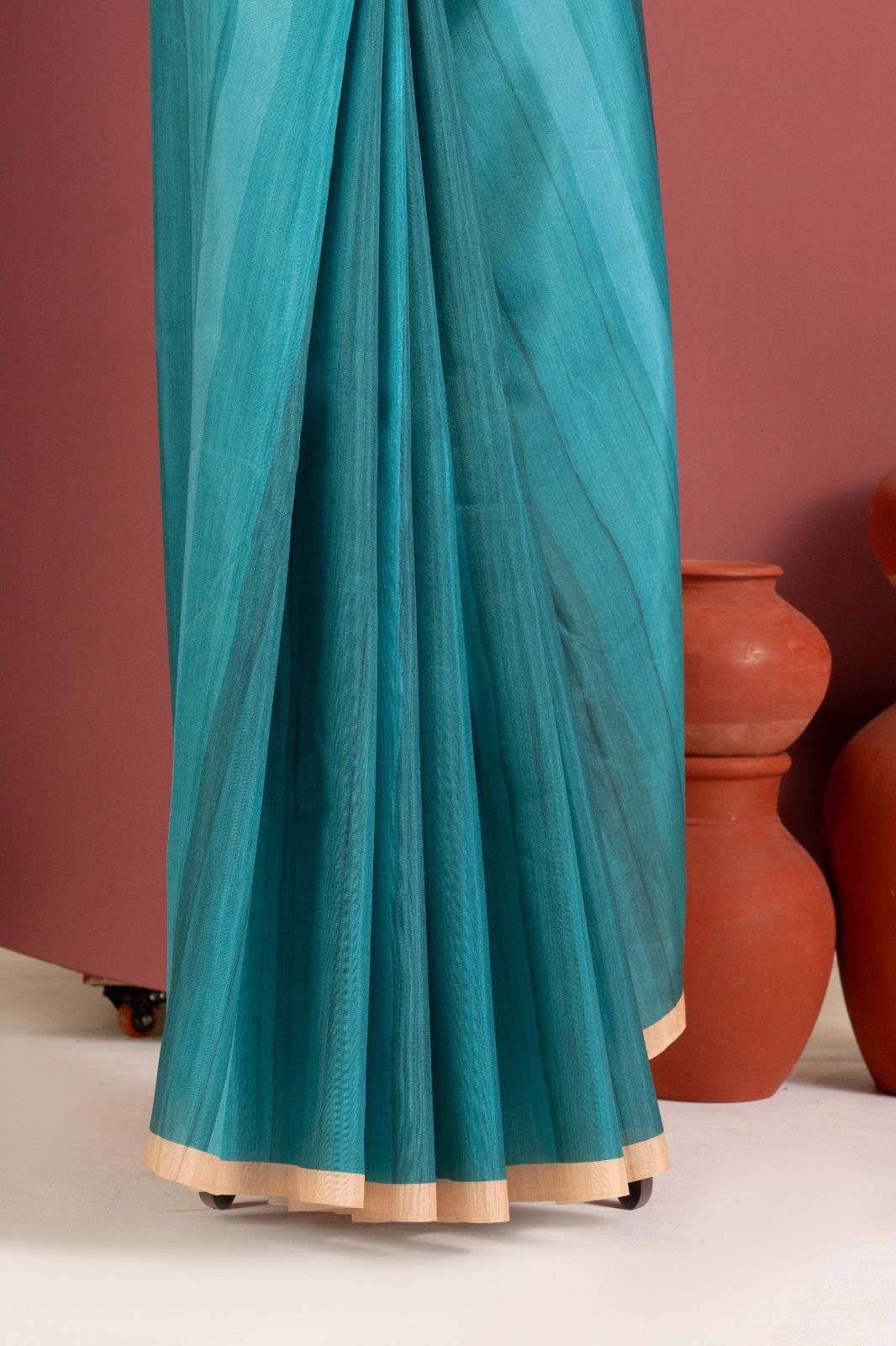 The Mayura Stripe Tussar Collection Saree