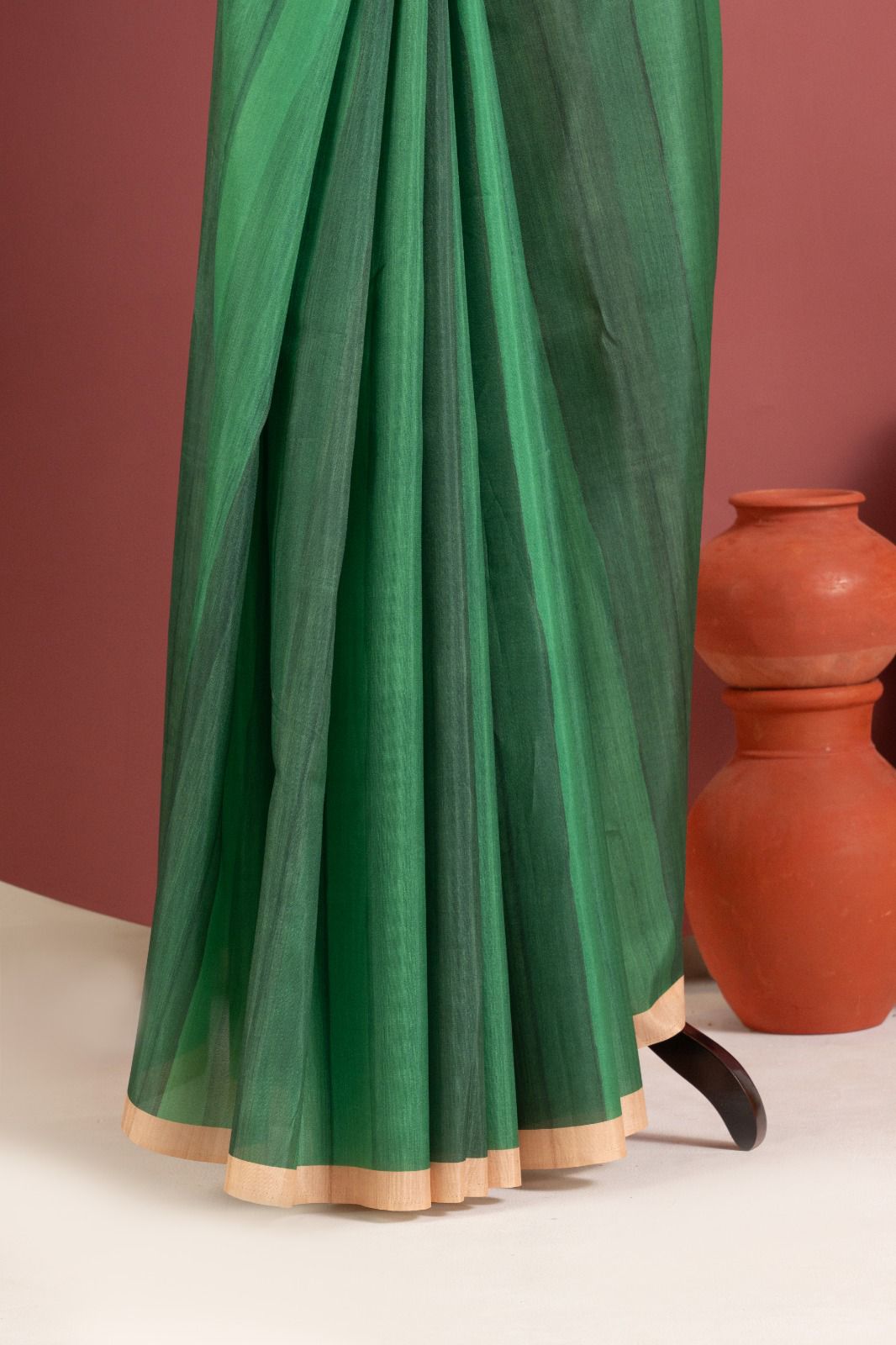 The Mayura Stripe Tussar Collection Saree
