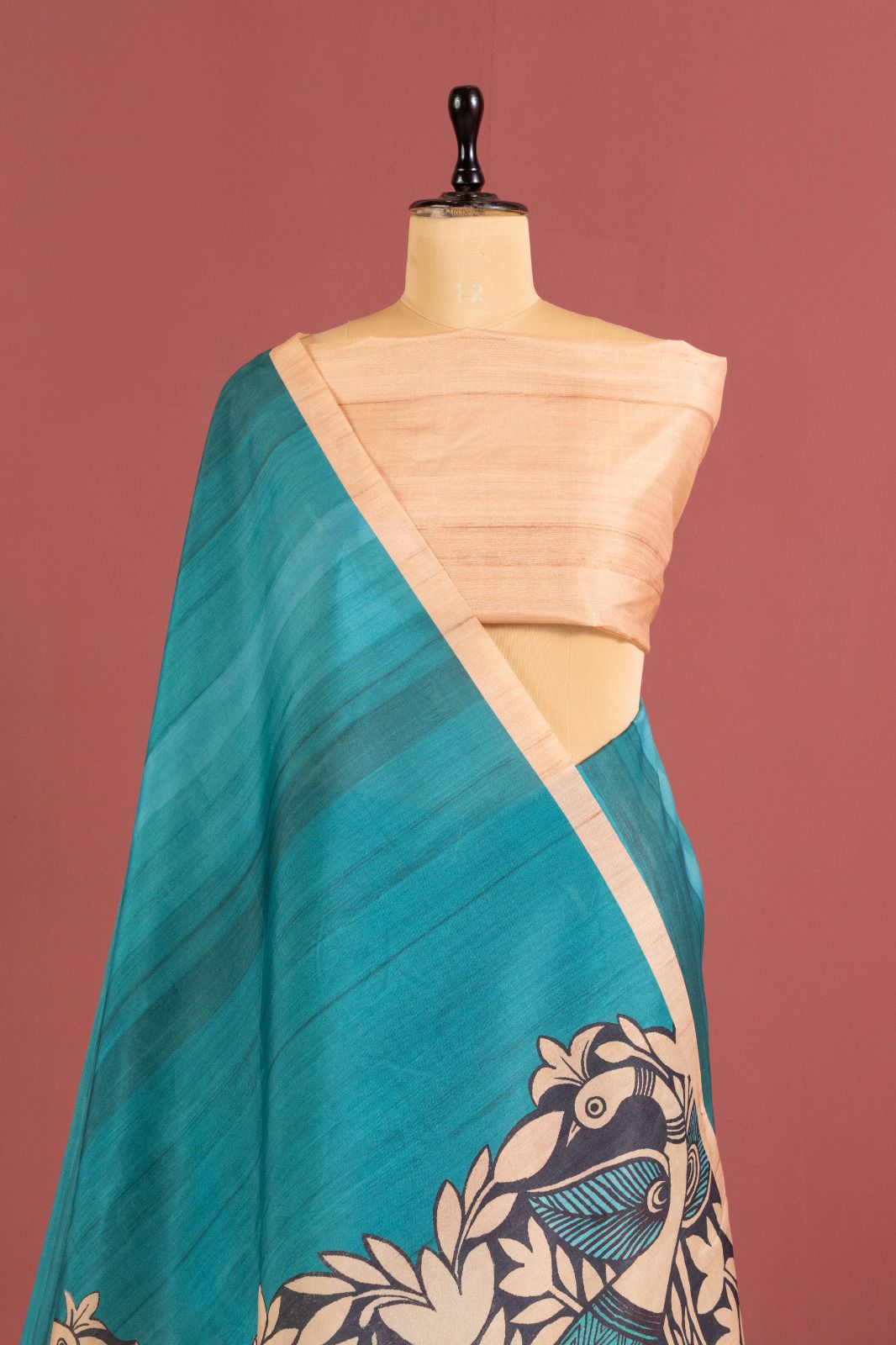 The Mayura Stripe Tussar Collection Saree