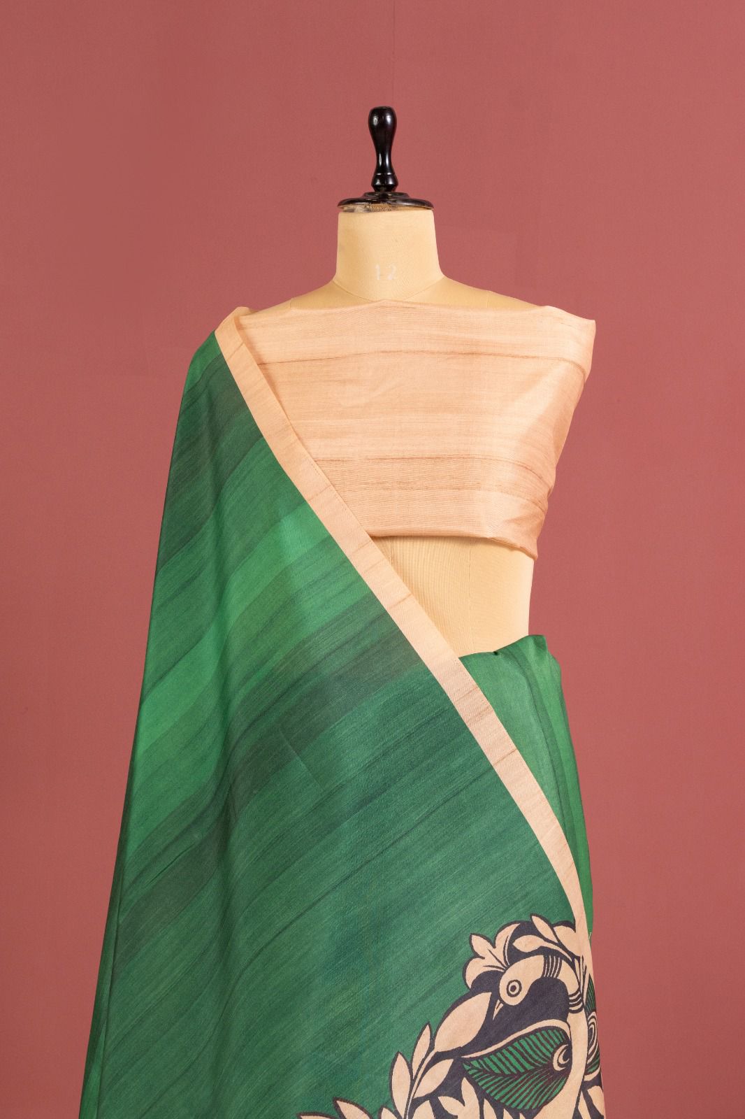 The Mayura Stripe Tussar Collection Saree